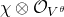 chi circled times script upper O Subscript upper V Sub Superscript theta