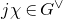 j chi element of upper G Superscript or