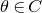 theta element of upper C