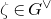zeta element of upper G Superscript or