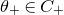 theta Subscript plus Baseline element of upper C Subscript plus