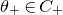 theta Subscript plus Baseline element of upper C Subscript plus