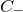 upper C Subscript minus