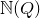 double struck upper N left parenthesis upper Q right parenthesis