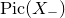 upper P i c left parenthesis upper X Subscript minus Baseline right parenthesis