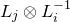 upper L Subscript j Baseline circled times upper L Subscript i Superscript negative 1