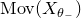 upper M o v left parenthesis upper X Subscript theta Sub Subscript minus Subscript Baseline right parenthesis