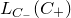 upper L Subscript upper C Sub Subscript minus Baseline left parenthesis upper C Subscript plus Baseline right parenthesis