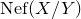 upper N e f left parenthesis upper X divided by upper Y right parenthesis