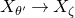 upper X Subscript theta prime Baseline right arrow upper X Subscript zeta