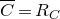 upper C overbar equals upper R Subscript upper C