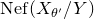 upper N e f left parenthesis upper X Subscript theta Sub Superscript prime Subscript Baseline divided by upper Y right parenthesis
