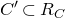 upper C prime subset of upper R Subscript upper C