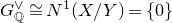 upper G Subscript double struck upper Q Superscript or Baseline approximately equals upper N Superscript 1 Baseline left parenthesis upper X divided by upper Y right parenthesis equals StartSet 0 EndSet