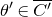 theta prime element of upper C prime overbar
