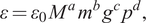 epsilon equals epsilon 0 Mambgcpd comma