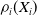 rho Subscript i Baseline left parenthesis upper X Subscript i Baseline right parenthesis