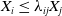 upper X Subscript i Baseline less than or equals lamda Subscript i j Baseline upper X Subscript j