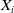 upper X Subscript i
