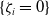 left brace zeta Subscript i Baseline equals 0 right brace