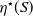 eta Superscript star Baseline left parenthesis upper S right parenthesis