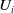 upper U Subscript i
