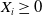 upper X Subscript i Baseline greater than or equals 0