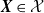 bold italic upper X element of script upper X