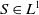 upper S element of upper L Superscript 1