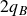 2 q Subscript upper B