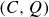 left parenthesis upper C comma upper Q right parenthesis