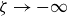 zeta right arrow negative normal infinity