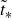 t overtilde Subscript asterisk