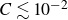 upper C less than or equivalent to 10 Superscript negative 2