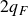 2 q Subscript upper F