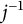 j Superscript negative 1