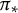 pi Subscript asterisk