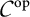 Mathematical expression C super o p.