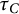 tau Subscript upper C