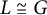 upper L approximately equals upper G