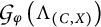 Script G sub phi (Capital Lambda sub (C, X))