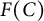 upper F left parenthesis upper C right parenthesis