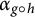 alpha sub g circle h
