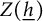 upper Z left parenthesis h underbar right parenthesis