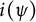 i left parenthesis psi right parenthesis