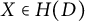 upper X element of upper H left parenthesis upper D right parenthesis