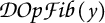 Script D O p script F i b (y)