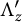 normal upper Lamda prime Subscript z