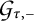 Script capital G sub tau comma minus