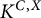 upper K Superscript upper C comma upper X